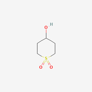 4-Hydroxytetrahydro-2H-thiopyran 1,1-dioxide chemical structure (CAS 194152-05-1)
