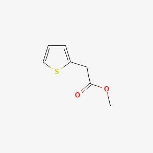 Methyl 2-thienylacetate chemical structure (CAS 19432-68-9)