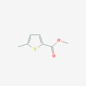 Methyl 5-methylthiophene-2-carboxylate chemical structure (CAS 19432-69-0)