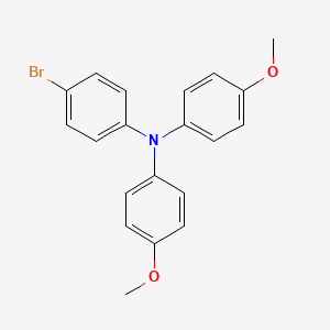 4-Bromo-N,N-bis(4-methoxyphenyl)aniline chemical structure (CAS 194416-45-0)