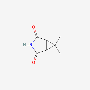 6,6-Dimethyl-3-azabicyclo[3.1.0]hexane-2,4-dione chemical structure (CAS 194421-56-2)
