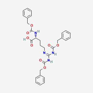 Z-D-Arg(Cbz)2-OH chemical structure (CAS 1947-42-8)