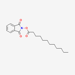 1,3-Dioxoisoindolin-2-yl dodecanoate chemical structure (CAS 1947316-71-3)