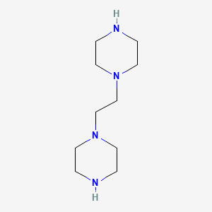 1,2-Di(piperazin-1-yl)ethane chemical structure (CAS 19479-83-5)