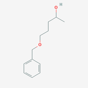 5-(Benzyloxy)pentan-2-ol chemical structure (CAS 194794-54-2)