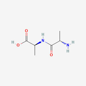 H-Ala-Ala-OH chemical structure (CAS 1948-31-8)