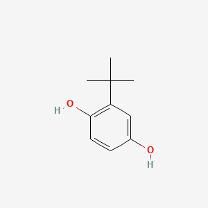 2-(tert-Butyl)benzene-1,4-diol chemical structure (CAS 1948-33-0)