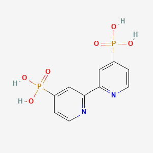 [2,2'-Bipyridine]-4,4'-diyldiphosphonic acid chemical structure (CAS 194800-56-1)