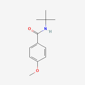 N-(tert-Butyl)-4-methoxybenzamide chemical structure (CAS 19486-73-8)