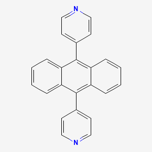 4,4-(9,10-Anthracenediyl)bis[pyridine] chemical structure (CAS 194861-72-8)