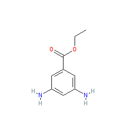 Ethyl 3,5-diaminobenzoate chemical structure (CAS 1949-51-5)