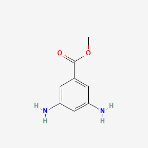 Methyl 3,5-diaminobenzoate chemical structure (CAS 1949-55-9)