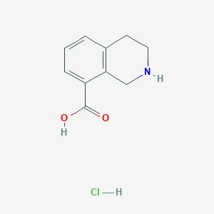 1,2,3,4-Tetrahydroisoquinoline-8-carboxylic acid hydrochloride chemical structure (CAS 1949793-13-8)