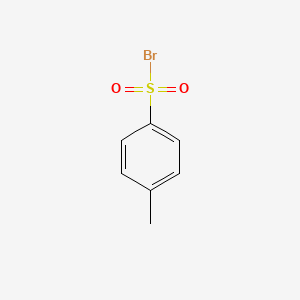 4-Methylbenzene-1-sulfonyl bromide chemical structure (CAS 1950-69-2)