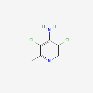 3,5-Dichloro-2-methylpyridin-4-amine chemical structure (CAS 195045-26-2)