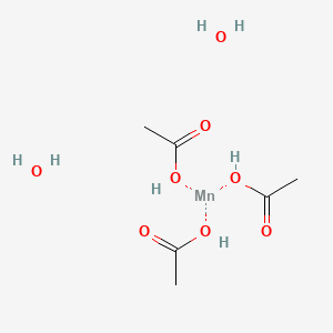 Manganese(III) acetate dihydrate chemical structure (CAS 19513-05-4)