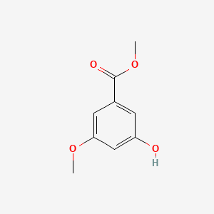 Methyl 3-hydroxy-5-methoxybenzoate chemical structure (CAS 19520-74-2)