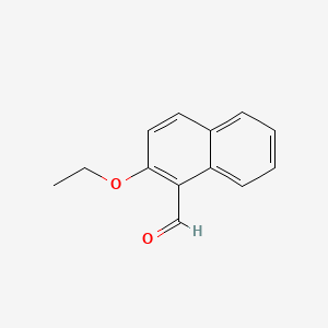 2-Ethoxy-1-naphthaldehyde chemical structure (CAS 19523-57-0)