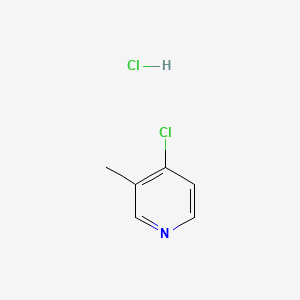 4-Chloro-3-methylpyridine hydrochloride chemical structure (CAS 19524-08-4)