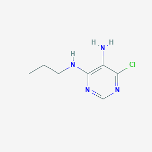6-Chloro-N4-propylpyrimidine-4,5-diamine chemical structure (CAS 195252-56-3)