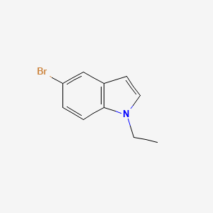 5-Bromo-1-ethyl-1H-indole chemical structure (CAS 195253-49-7)
