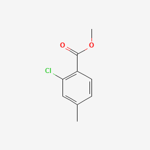Methyl 2-chloro-4-methylbenzoate chemical structure (CAS 195318-63-9)