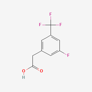 3-Fluoro-5-(trifluoromethyl)phenylacetic Acid chemical structure (CAS 195447-79-1)