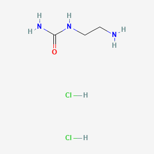 (2-Aminoethyl)urea dihydrochloride chemical structure (CAS 1955493-43-2)