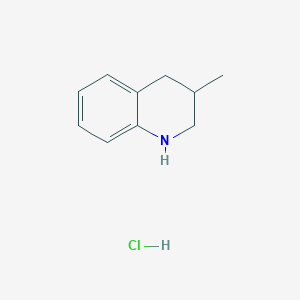 3-Methyl-1,2,3,4-tetrahydroquinoline hydrochloride chemical structure (CAS 1956306-78-7)