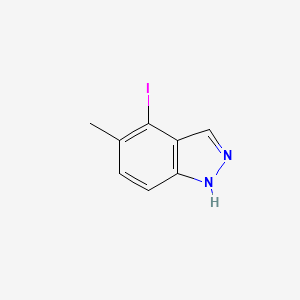 4-Iodo-5-methyl-1H-indazole chemical structure (CAS 1956309-36-6)