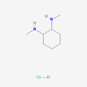 N1,N2-Dimethylcyclohexane-1,2-diamine hydrochloride chemical structure (CAS 1956325-54-4)