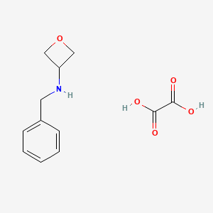 N-Benzyloxetan-3-amine oxalate chemical structure (CAS 1956341-96-0)