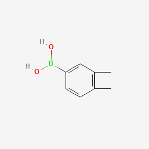 Bicyclo[4.2.0]octa-1,3,5-trien-3-ylboronic acid chemical structure (CAS 195730-31-5)