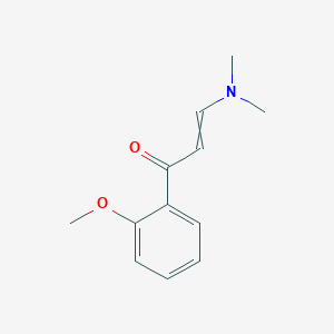 3-(Dimethylamino)-1-(2-methoxyphenyl)prop-2-en-1-one chemical structure (CAS 195813-59-3)