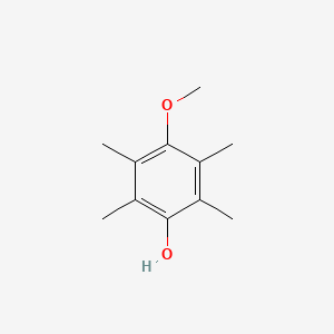 4-Methoxy-2,3,5,6-tetramethylphenol chemical structure (CAS 19587-93-0)