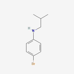 4-Bromo-N-isobutylaniline chemical structure (CAS 195968-92-4)