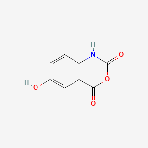 6-Hydroxy-1H-benzo[d][1,3]oxazine-2,4-dione chemical structure (CAS 195986-91-5)