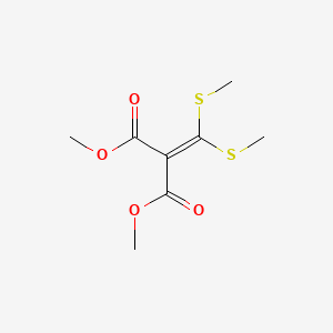 Dimethyl 2-(bis(methylthio)methylene)malonate chemical structure (CAS 19607-08-0)