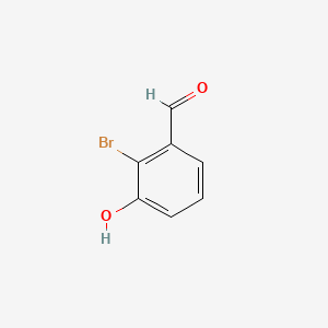 2-Bromo-3-hydroxybenzaldehyde chemical structure (CAS 196081-71-7)