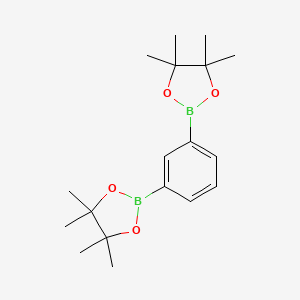 1,3-Bis(4,4,5,5-tetramethyl-1,3,2-dioxaborolan-2-yl)benzene chemical structure (CAS 196212-27-8)