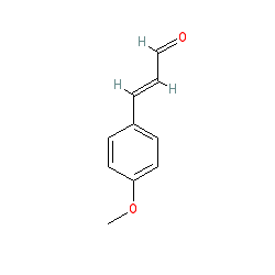 3-(4-Methoxyphenyl)acrylaldehyde chemical structure (CAS 1963-36-6)