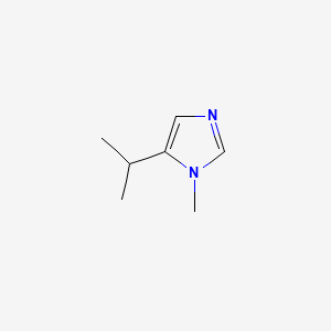 5-Isopropyl-1-methyl-1H-imidazole chemical structure (CAS 196304-02-6)