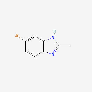 5-Bromo-2-methyl-1H-benzo[d]imidazole chemical structure (CAS 1964-77-8)