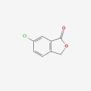 6-Chloroisobenzofuran-1(3H)-one chemical structure (CAS 19641-29-3)