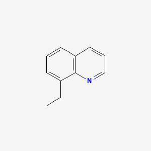 8-Ethylquinoline chemical structure (CAS 19655-56-2)