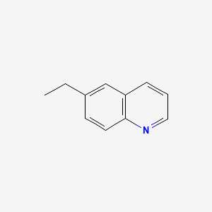 6-Ethylquinoline chemical structure (CAS 19655-60-8)