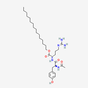 Ac-Tyr-Arg-cetyl ester chemical structure (CAS 196604-48-5)