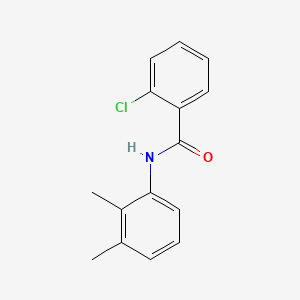 2-Chloro-N-(2,3-dimethylphenyl)benzamide chemical structure (CAS 196617-88-6)