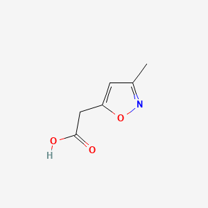 3-Methylisoxazole-5-acetic Acid chemical structure (CAS 19668-85-0)