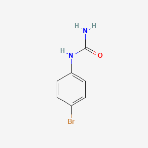 1-(4-Bromophenyl)urea chemical structure (CAS 1967-25-5)